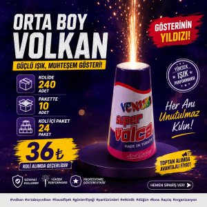 Konser ve Etkinlik Orta Boy Volkan ürün görseli